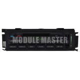 Ford and Mercury Electronic Automatic Temperature Control with one knob and various buttons. LCD screen is on and displaying the temperature.