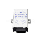 Hella Cruise Control Module with Made in Germany and other identifying labels on the front. For Audi, Land Rover, Saab, and Volkswagon vehicles.