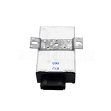 Underside and bracket of Hella Cruise Control Module. For Audi, Land Rover, Saab, and Volkswagon vehicles.