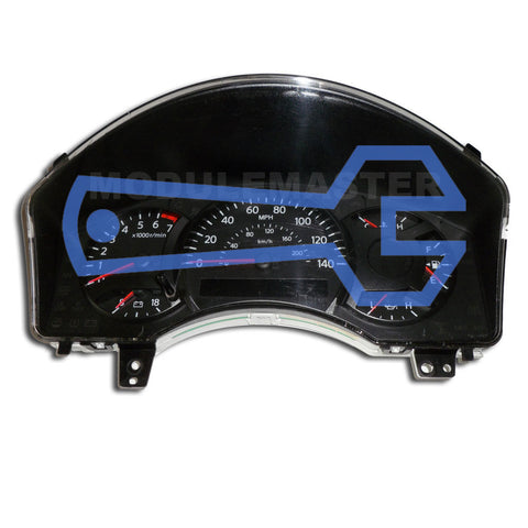 Nissan Sentra Instrument Cluster with four gauges and a small rectangular screen under the speedometer.