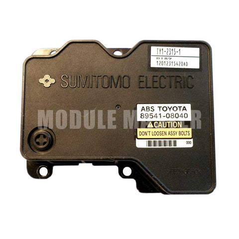 Toyota Sienna Sumitomo Module that says Sumitomo electric on it with various informational stickers.