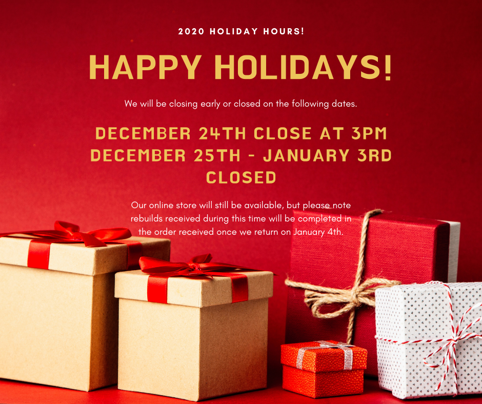 Holiday Hours 2020!