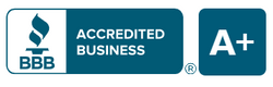 Better Business Bureau A+ accreditation graphic