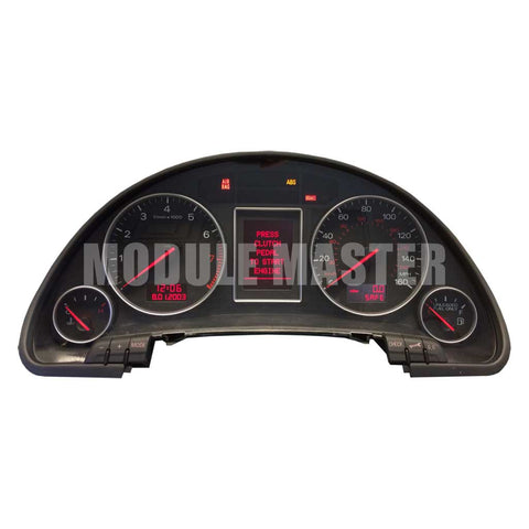 2002-2008 Audi A4 S4 Red LCD Instrument Cluster for Dashboard