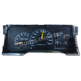 Chevrolet S10 Blazer (1995-1999) Instrument Cluster with six gauges and analog odometer.