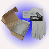 Porsche Climate Control LCD Repair Kit including gloves, instructions, protective film, and more.